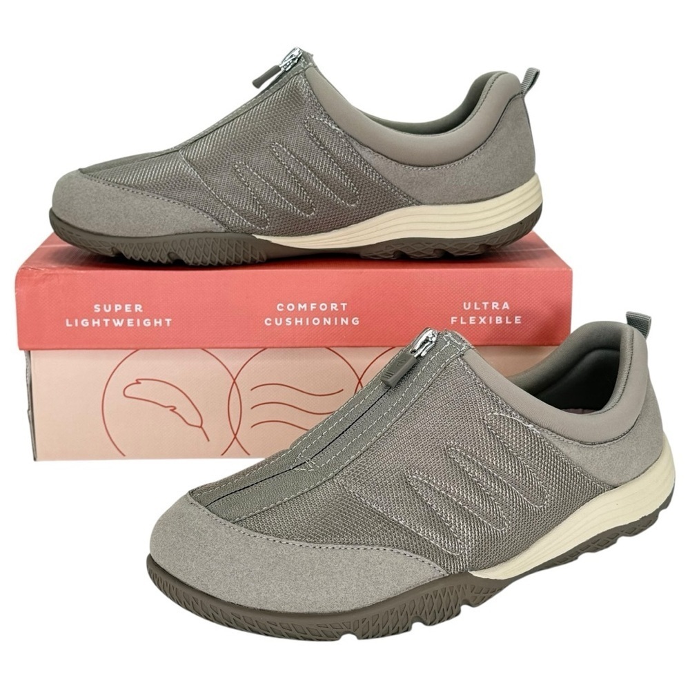 Easy Spirit BeStrong2 Taupe Cushioned Comfort Womens Sneakers Size 6.5WW